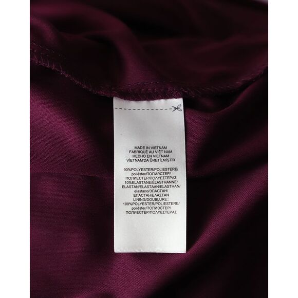 Pre Loved Ralph Lauren Vintage Velvet Wrap Dress Women purple Dresses - Picture 5 of 8